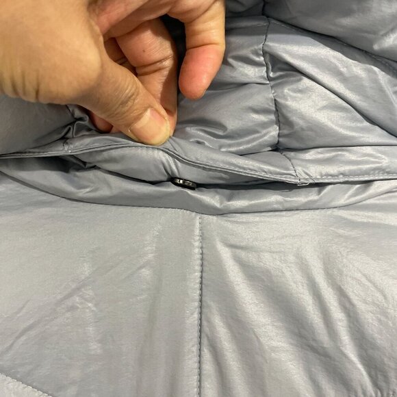 NEW Columbia Womens L Omni-Shield Insulated Puffer Jacket With Hood Gray - Picture 10 of 12